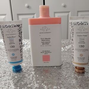 Drunk Elephant White and Pink T.L.C. Glycolic Body Lotion